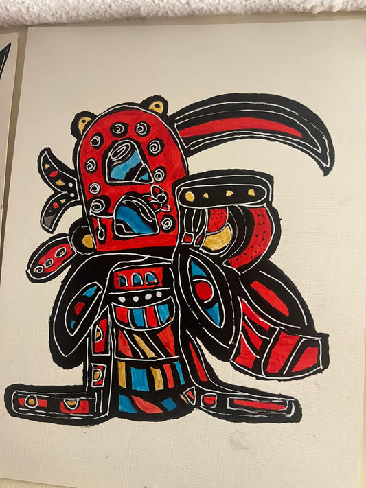 Original Artwork “ Wings of the Earth Child “