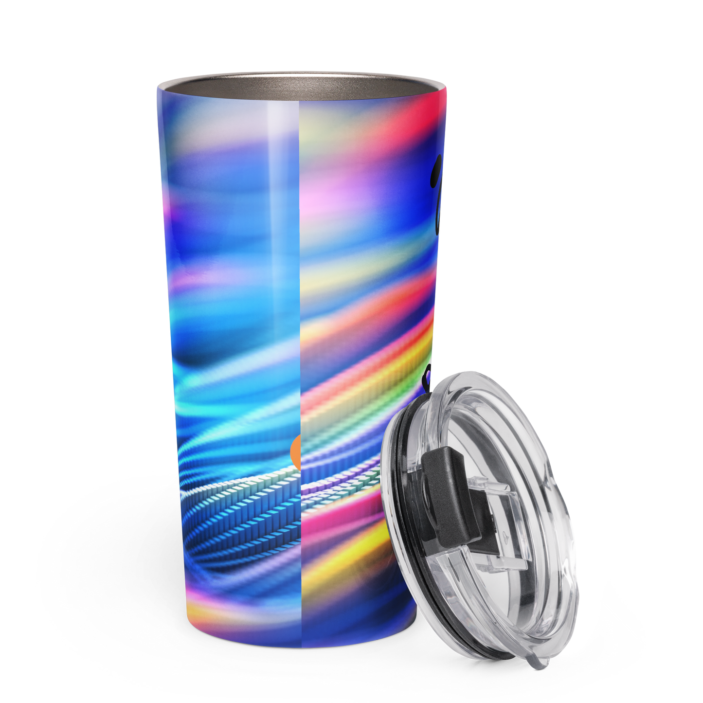 Tapered stainless steel tumbler
