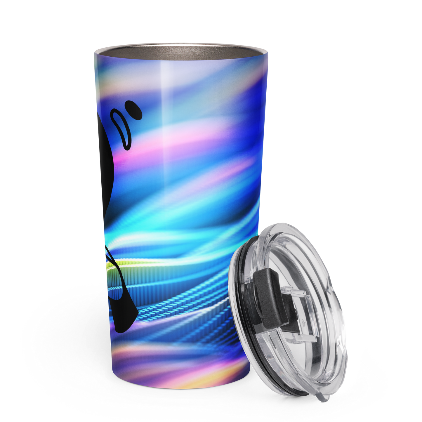 Tapered stainless steel tumbler