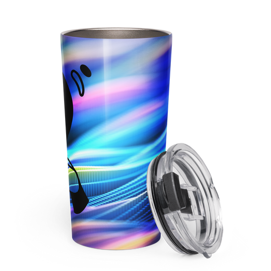 Tapered stainless steel tumbler