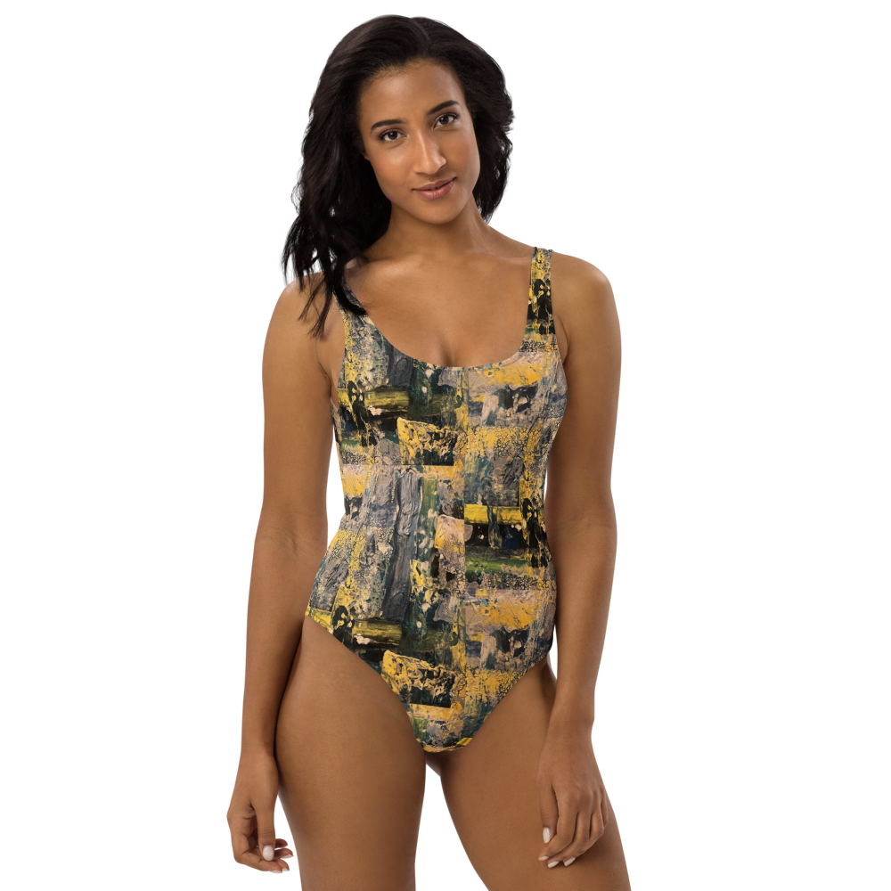 One-Piece Swimsuit “Fragments of Renewal”
