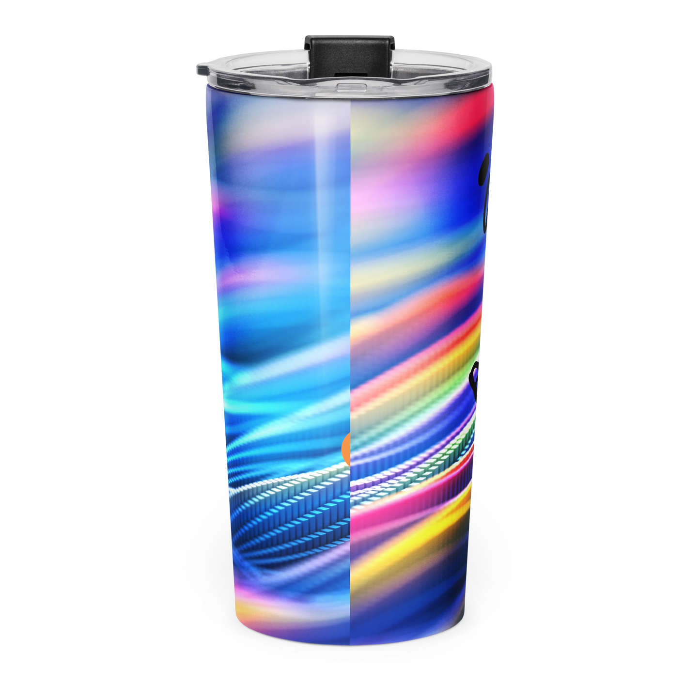 Tapered stainless steel tumbler