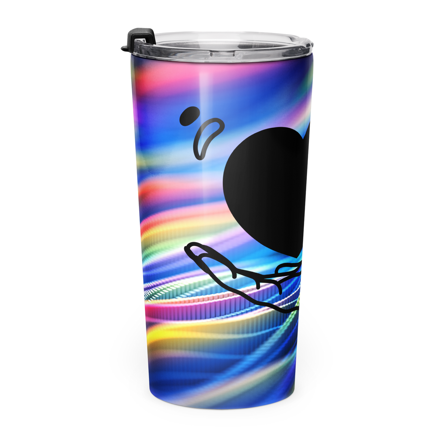 Tapered stainless steel tumbler