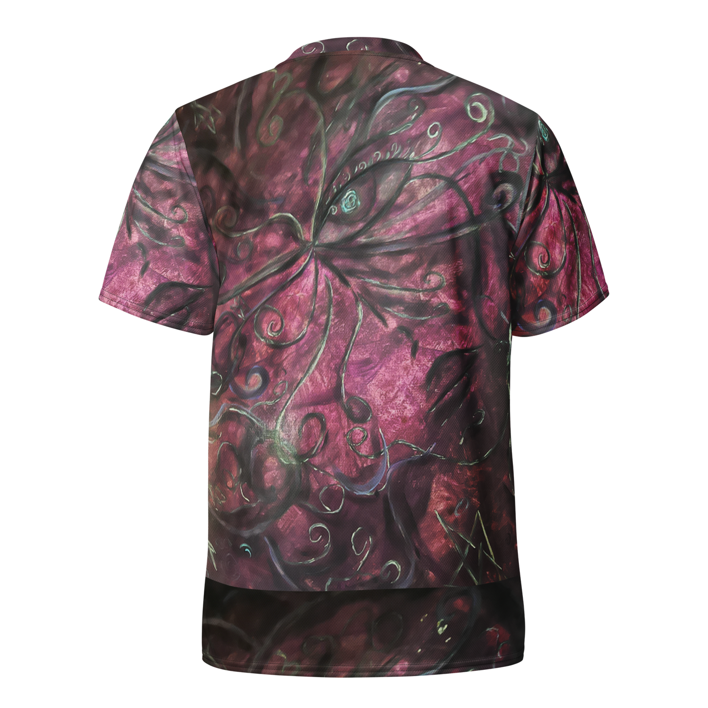 Recycled unisex sports jersey “Eye of Creation”